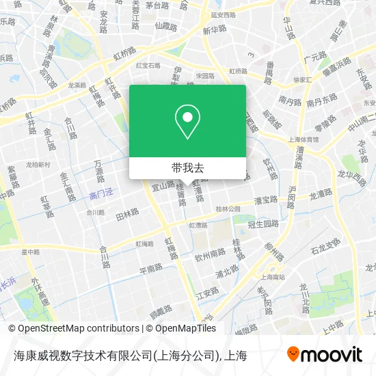 海康威视数字技术有限公司(上海分公司)地图