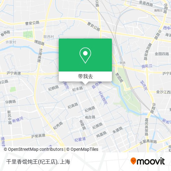 千里香馄饨王(纪王店)地图