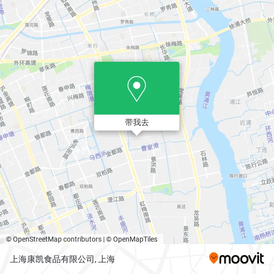 上海康凯食品有限公司地图