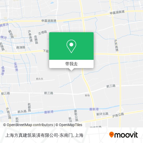 上海方真建筑装潢有限公司-东南门地图