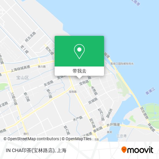 IN CHA印茶(宝林路店)地图