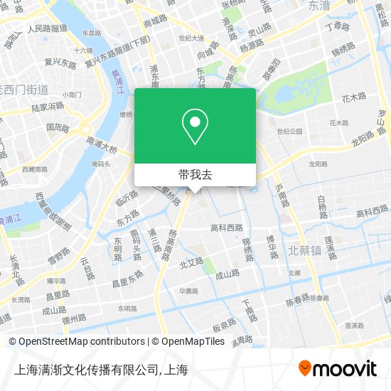 上海满渐文化传播有限公司地图