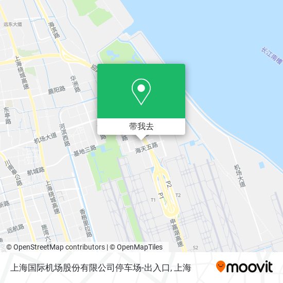 上海国际机场股份有限公司停车场-出入口地图