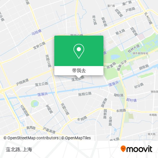 蕰北路地图