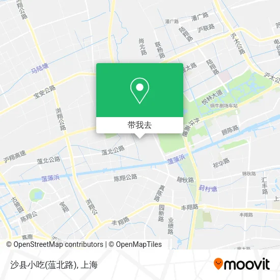 沙县小吃(蕰北路)地图