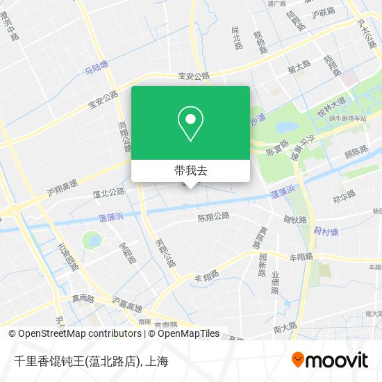 千里香馄钝王(蕰北路店)地图