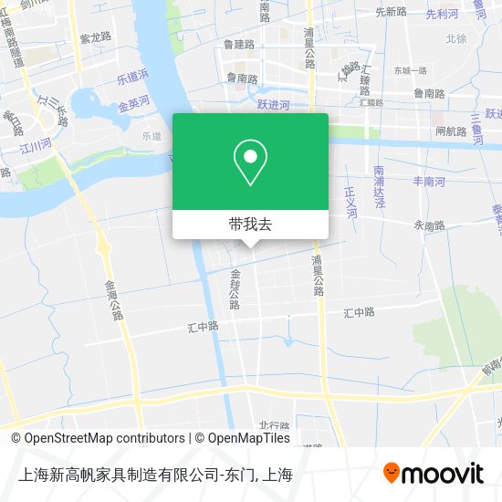 上海新高帆家具制造有限公司-东门地图