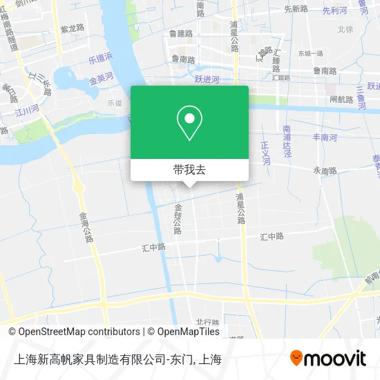 上海新高帆家具制造有限公司-东门地图