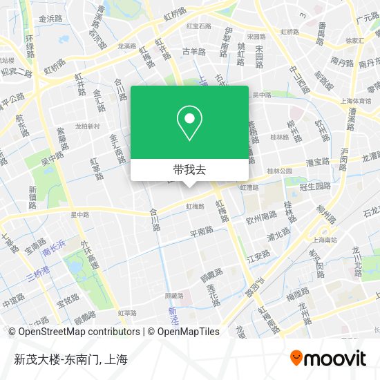 新茂大楼-东南门地图