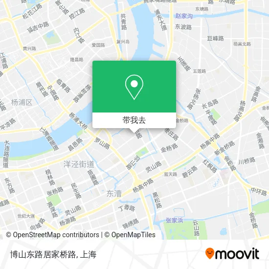 博山东路居家桥路地图