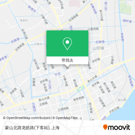 蒙山北路龙皓路(下客站)地图
