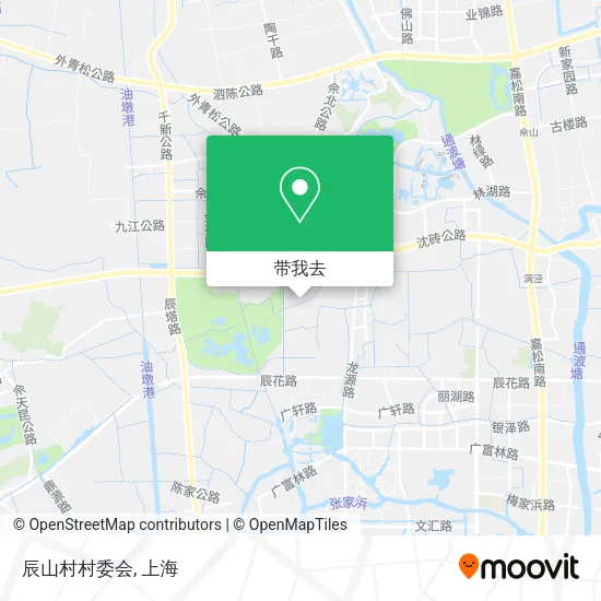 辰山村村委会地图