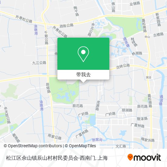 松江区佘山镇辰山村村民委员会-西南门地图