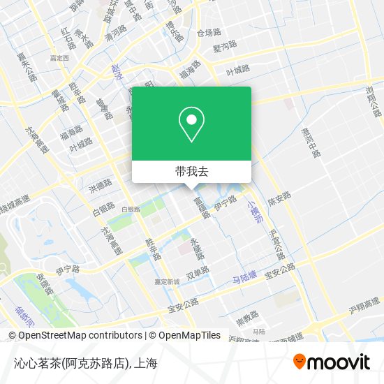 沁心茗茶(阿克苏路店)地图