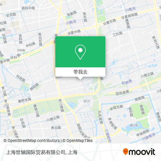 上海世轴国际贸易有限公司地图