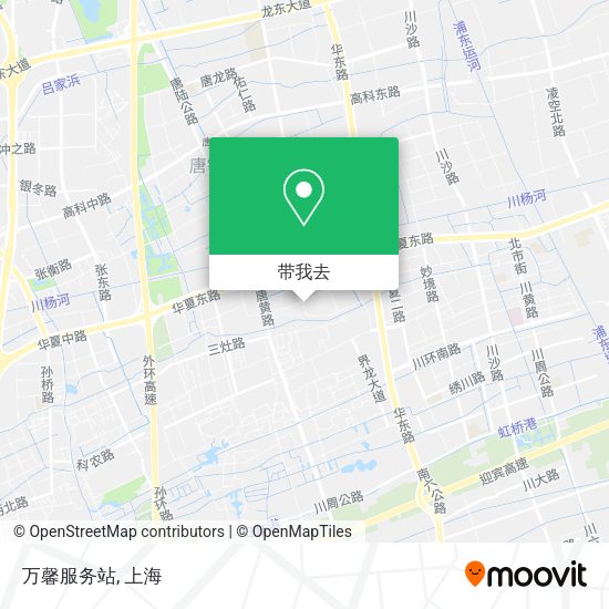 万馨服务站地图