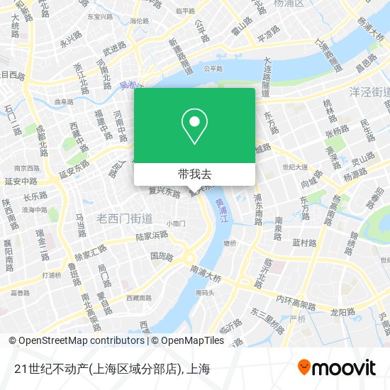 21世纪不动产(上海区域分部店)地图