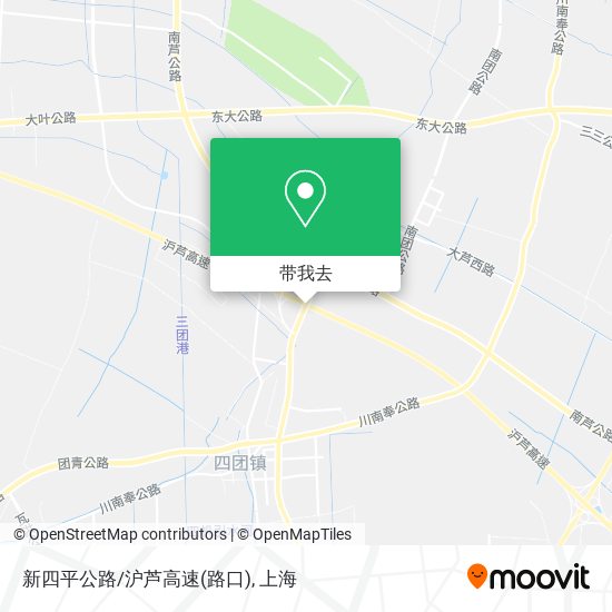 新四平公路/沪芦高速(路口)地图