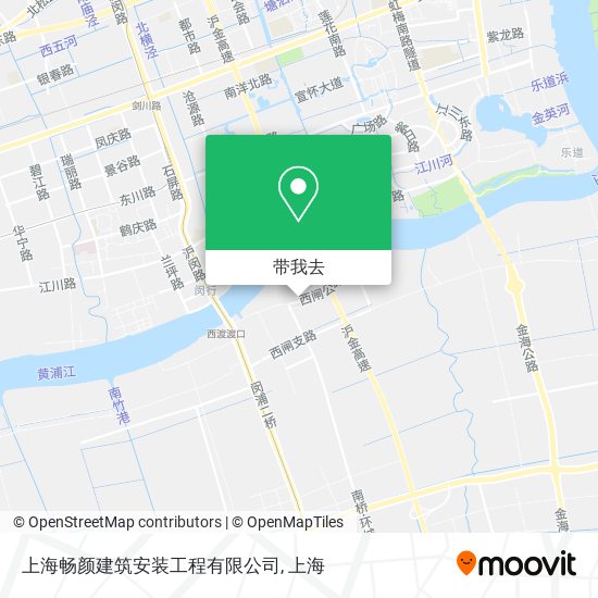 上海畅颜建筑安装工程有限公司地图