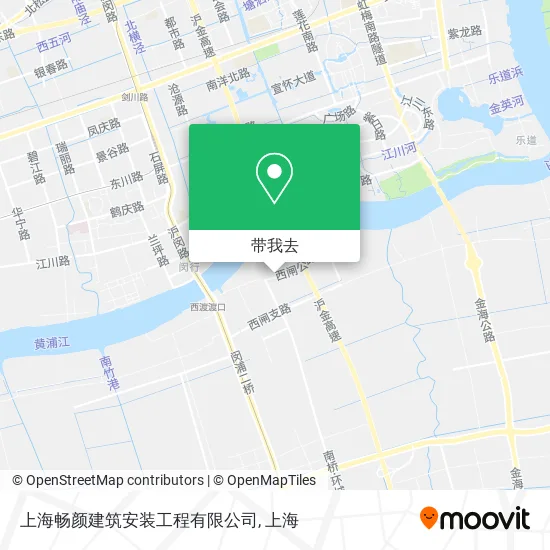 上海畅颜建筑安装工程有限公司地图