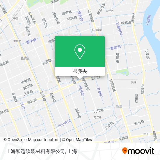 上海和适软装材料有限公司地图