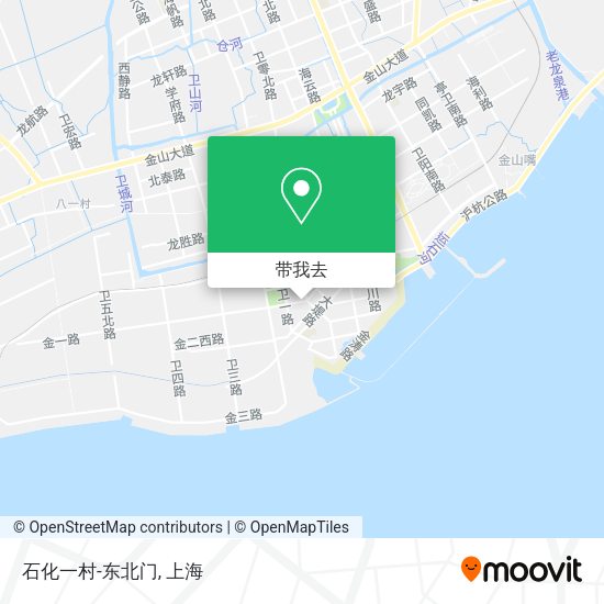石化一村-东北门地图