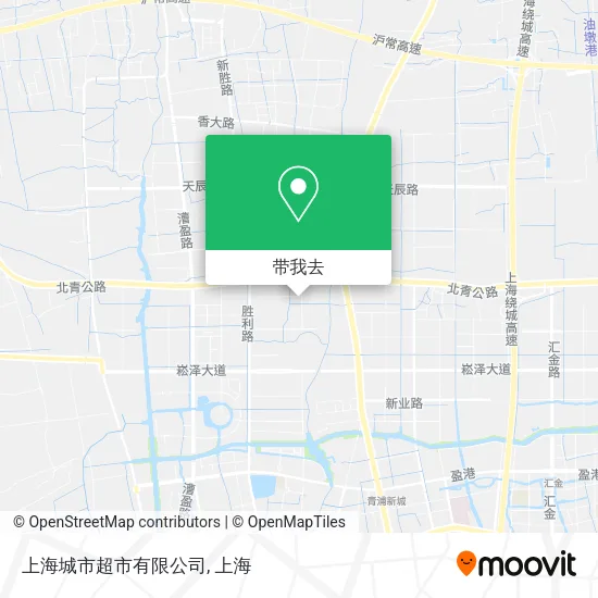 上海城市超市有限公司地图
