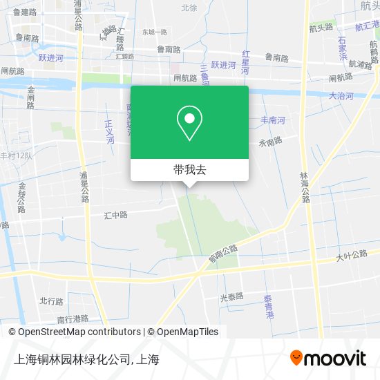 上海铜林园林绿化公司地图