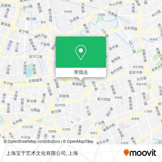 上海宝于艺术文化有限公司地图