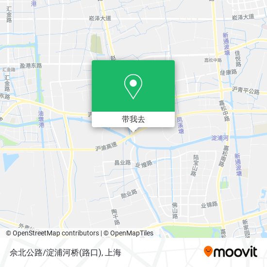 佘北公路/淀浦河桥(路口)地图