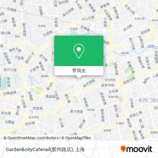 Garden&cityCafenail(胶州路店)地图