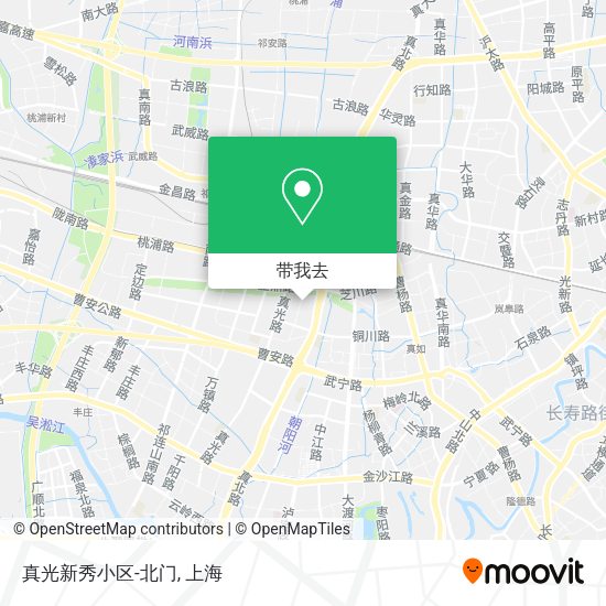 真光新秀小区-北门地图