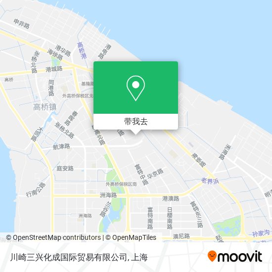 川崎三兴化成国际贸易有限公司地图