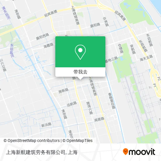 上海新航建筑劳务有限公司地图