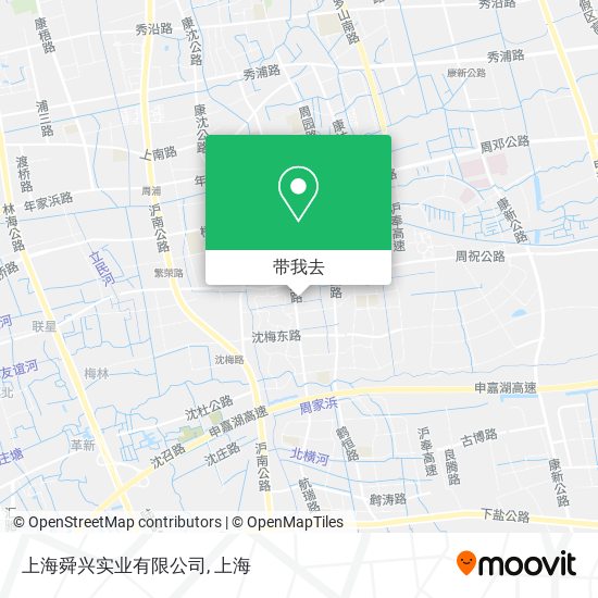 上海舜兴实业有限公司地图