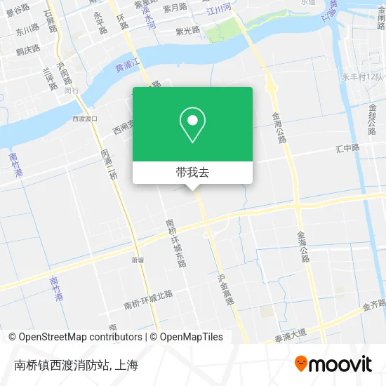 南桥镇西渡消防站地图