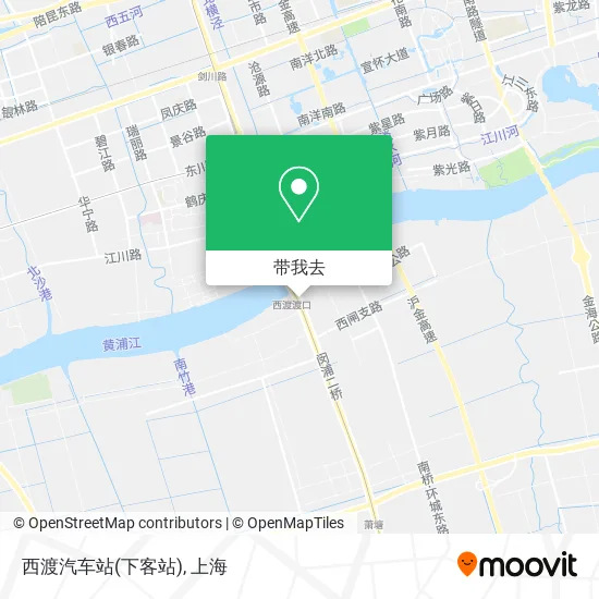 西渡汽车站(下客站)地图