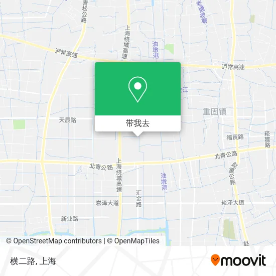 横二路地图