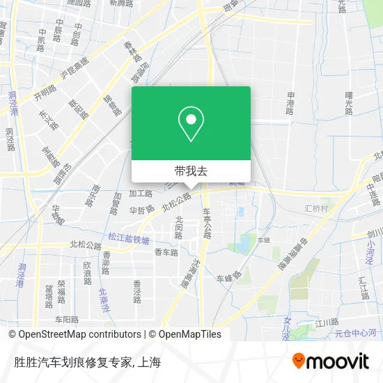 胜胜汽车划痕修复专家地图