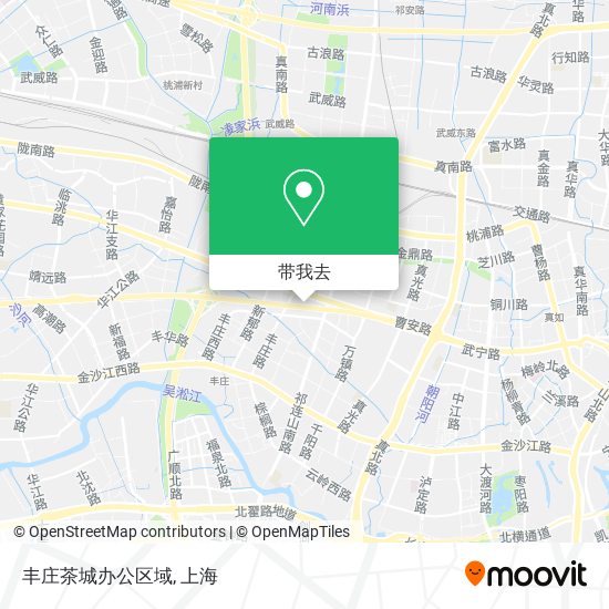 丰庄茶城办公区域地图
