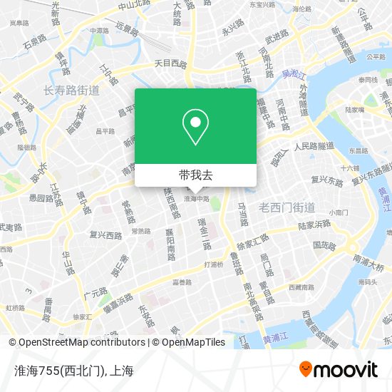 淮海755(西北门)地图