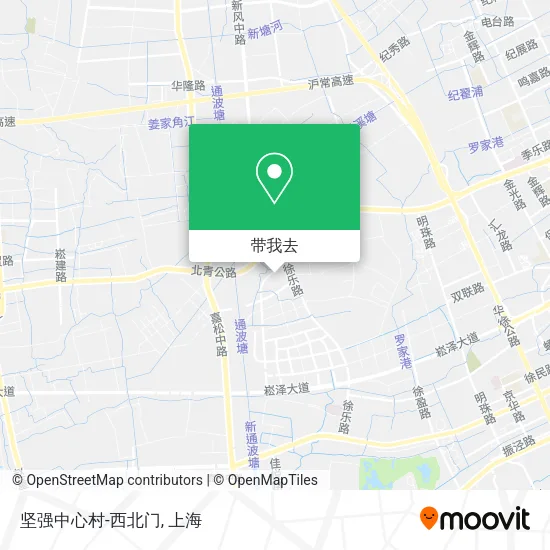 坚强中心村-西北门地图