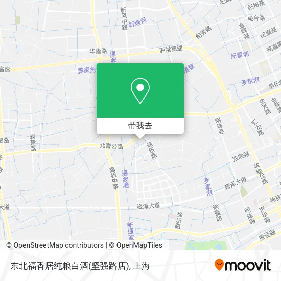 东北福香居纯粮白酒(坚强路店)地图