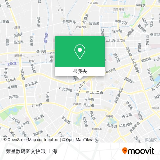 荣星数码图文快印地图