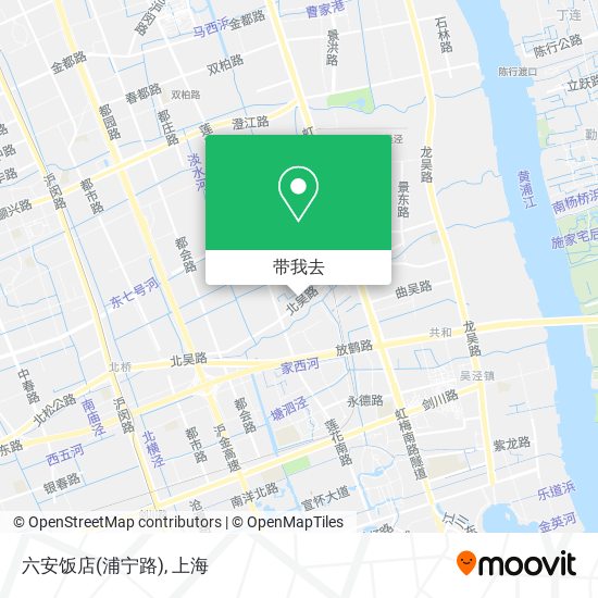 六安饭店(浦宁路)地图