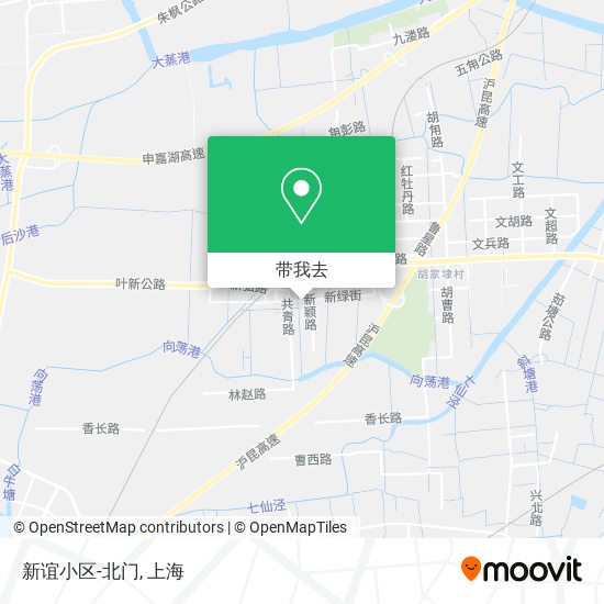 新谊小区-北门地图