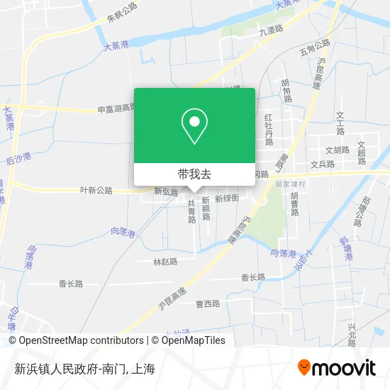 新浜镇人民政府-南门地图