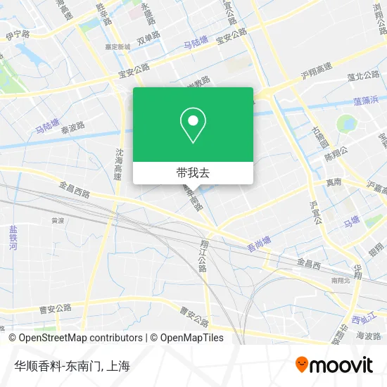 华顺香料-东南门地图