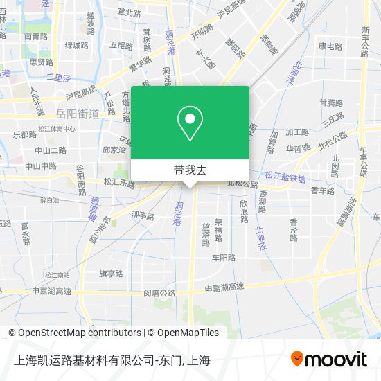 上海凯运路基材料有限公司-东门地图