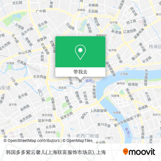 韩国多多紫云馨儿(上海联富服饰市场店)地图